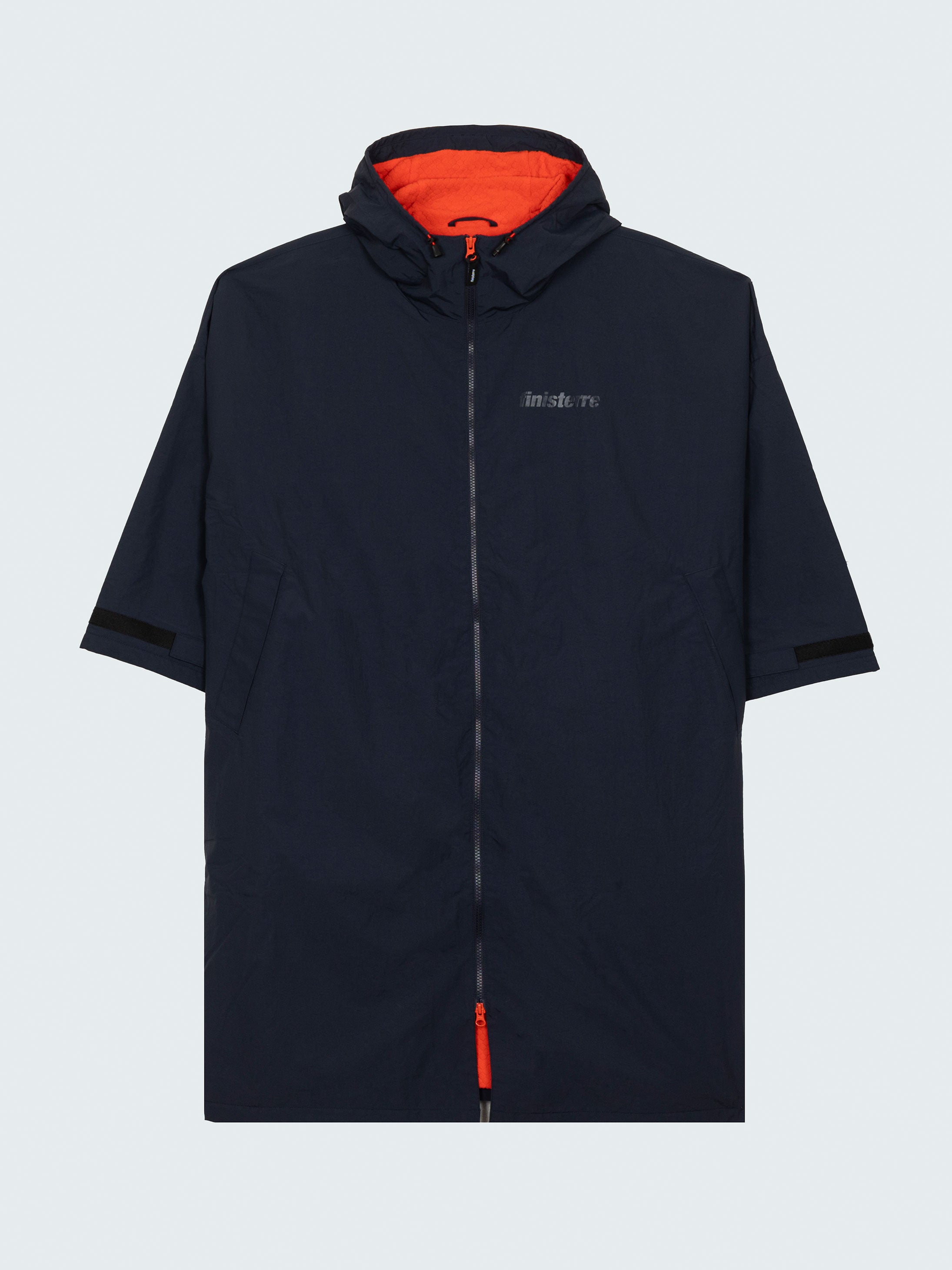 Tego Long Sleeve Robe in Navy/Flame