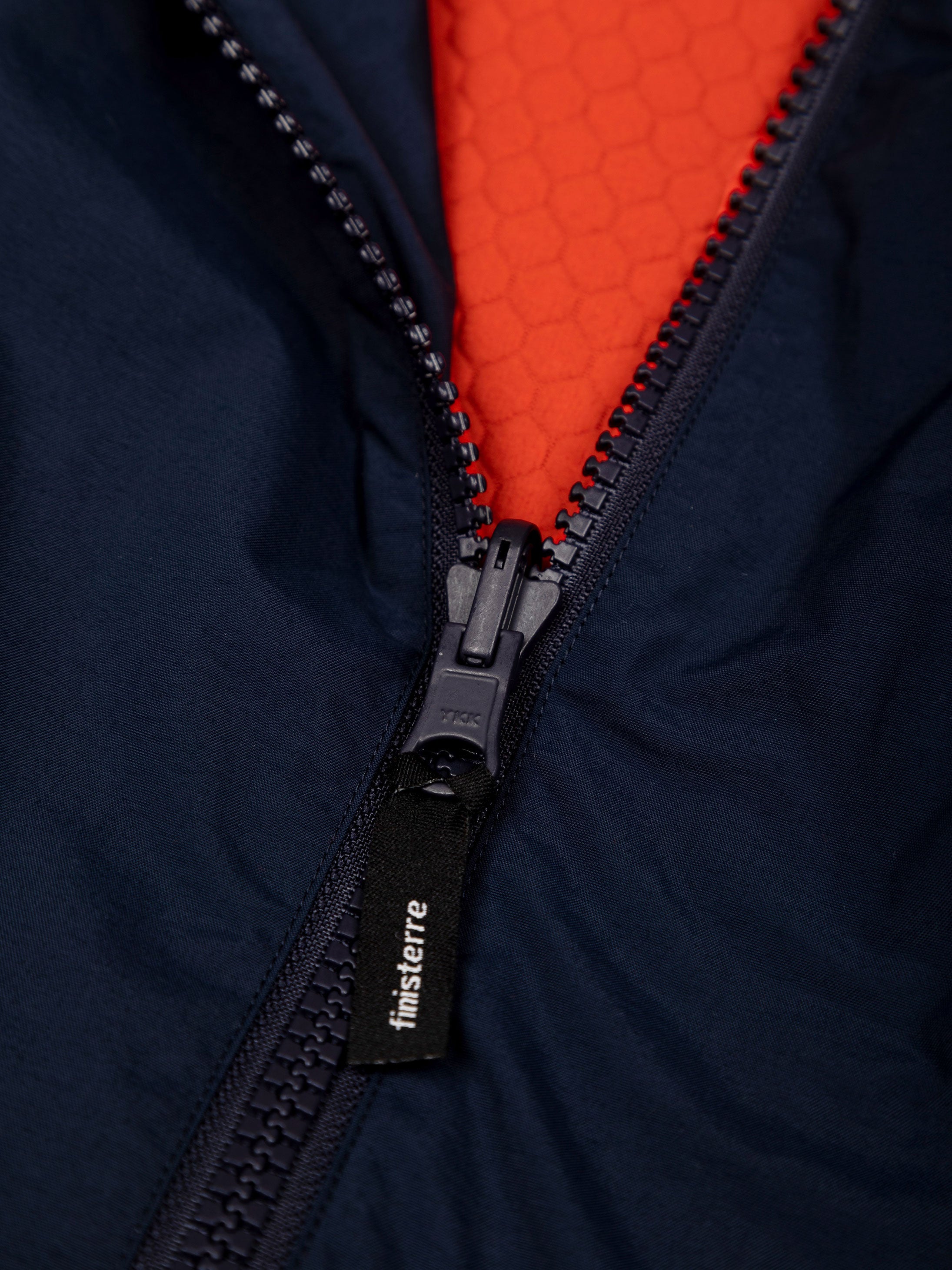 Tego Long Sleeve Robe in Navy/Flame