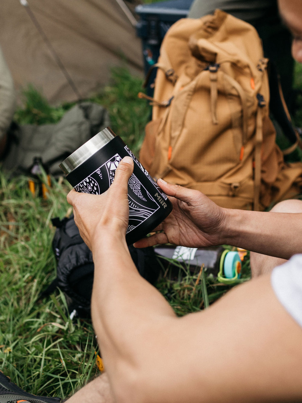 MiiR 24oz Food Flask in Black Paisley