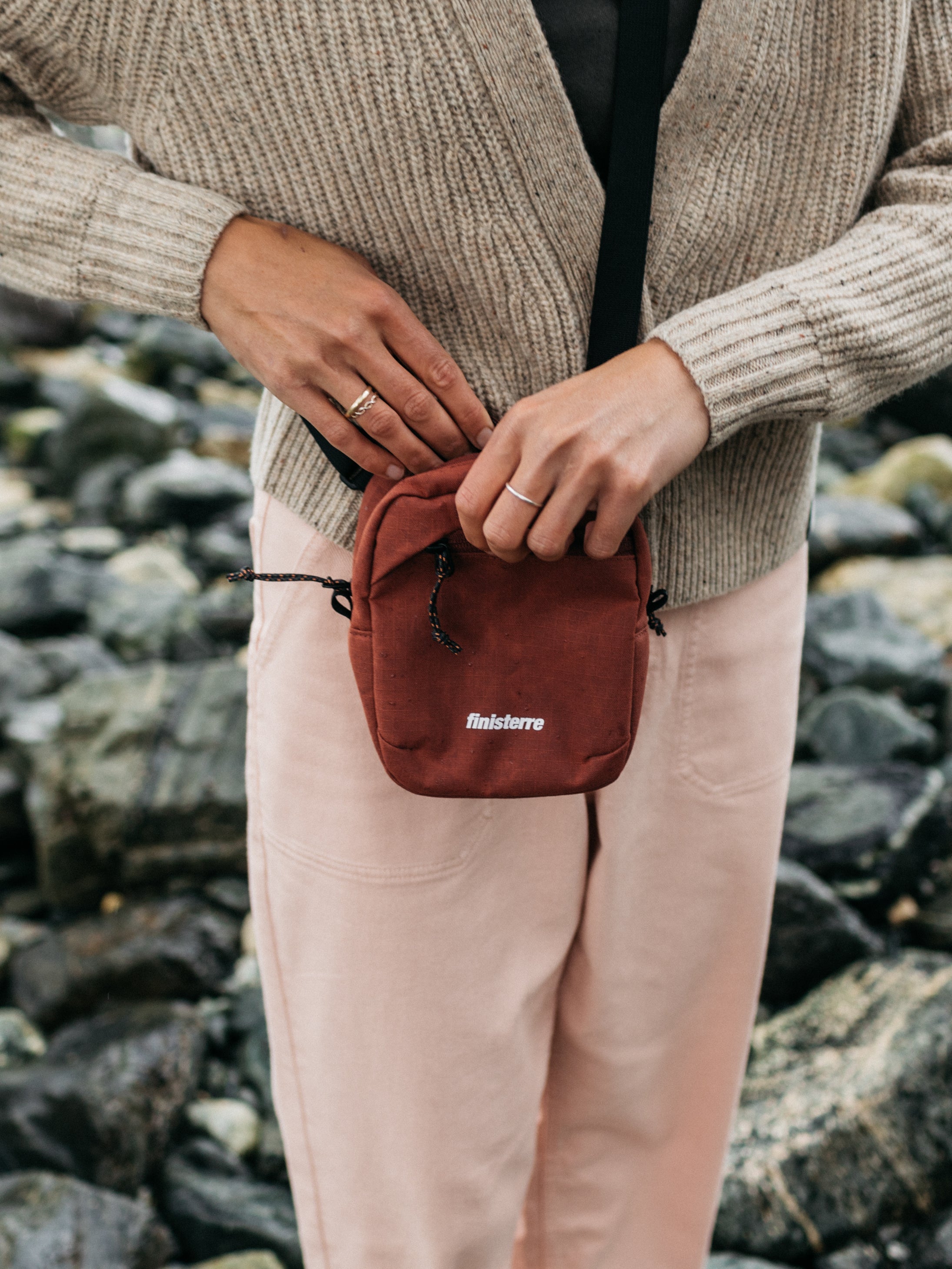 Nautilus Pocket Pack Bag in Dark Rosewood