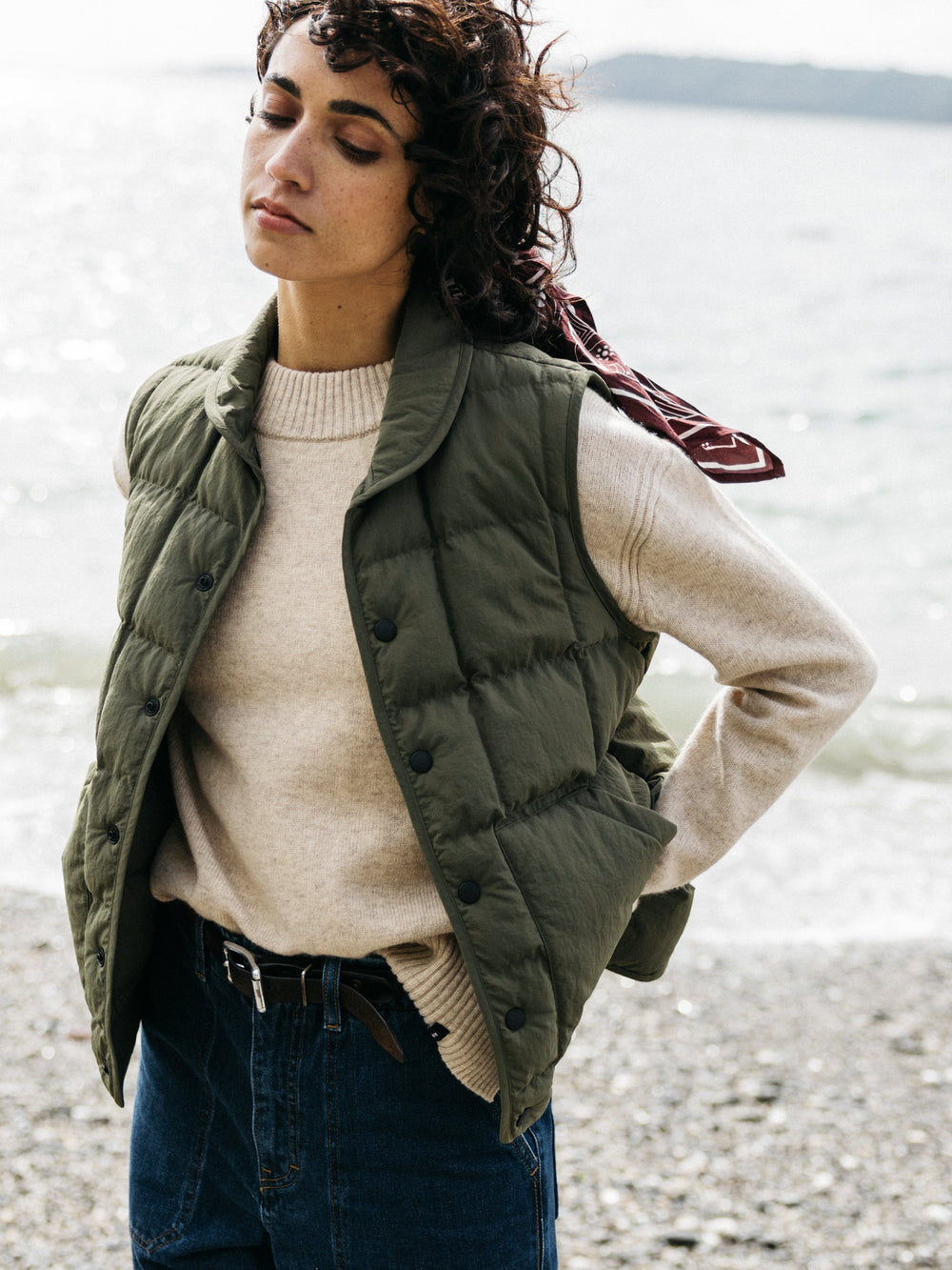 Lapwing Insulated Gilet in Olive