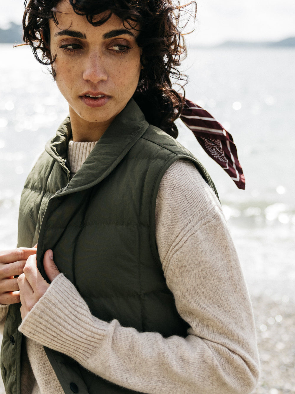 Lapwing Insulated Gilet in Olive