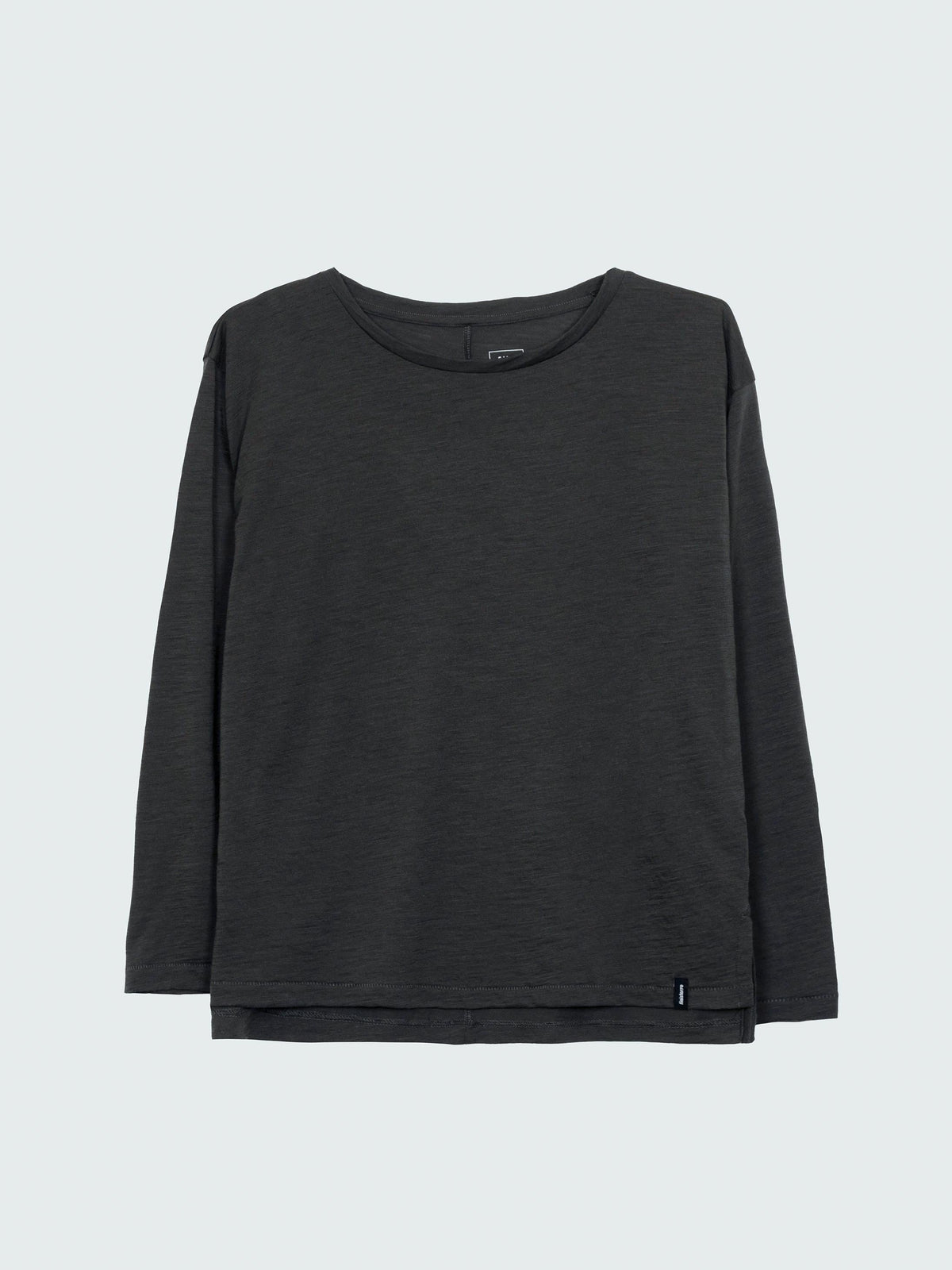 Merino Long Sleeve Baselayer in Raven Black - Seeker