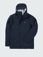 Recycled Waterproof Jacket in Navy - Skybird