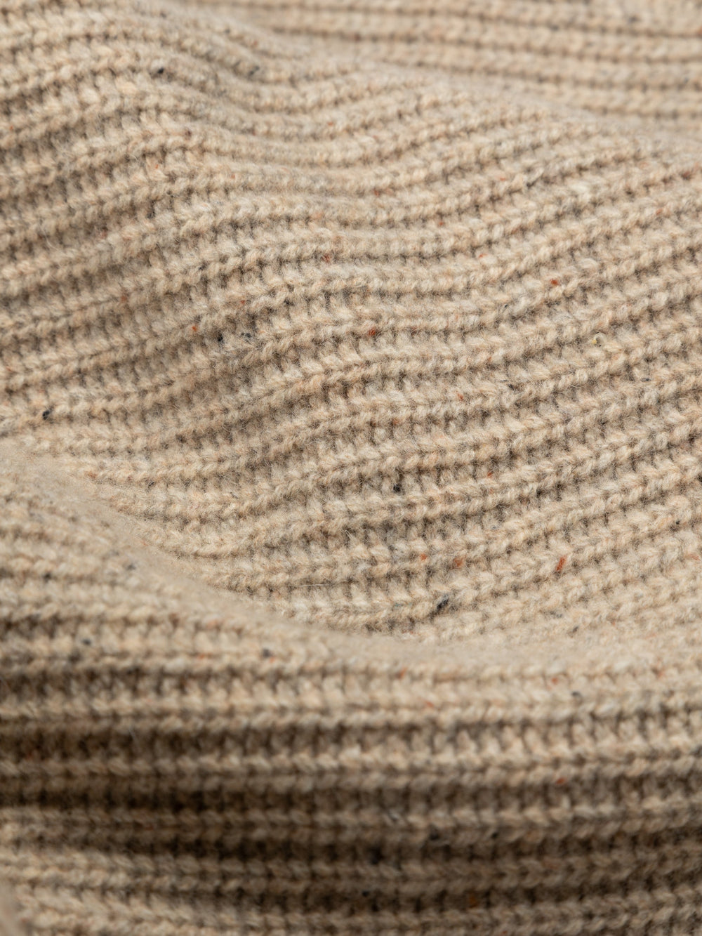 Wool Knit Jumper in Oatmeal - Mora