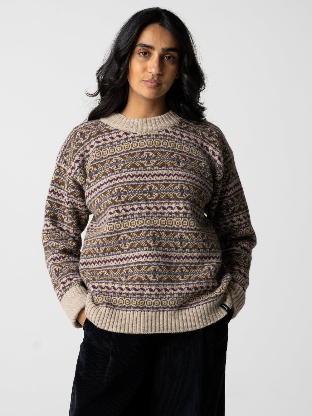Wool Shetland Fair Isle Jumper