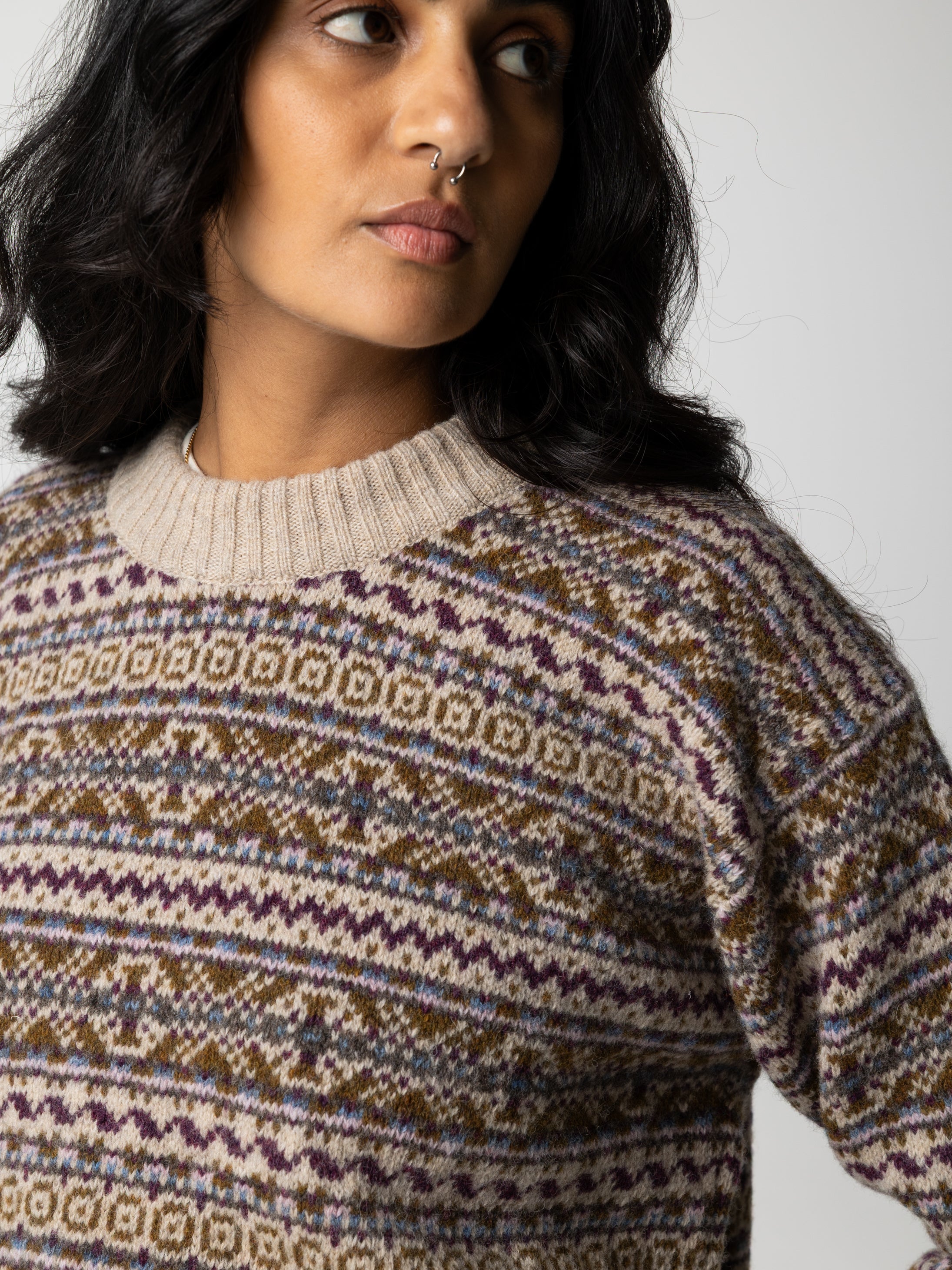 Wool Shetland Fair Isle Jumper