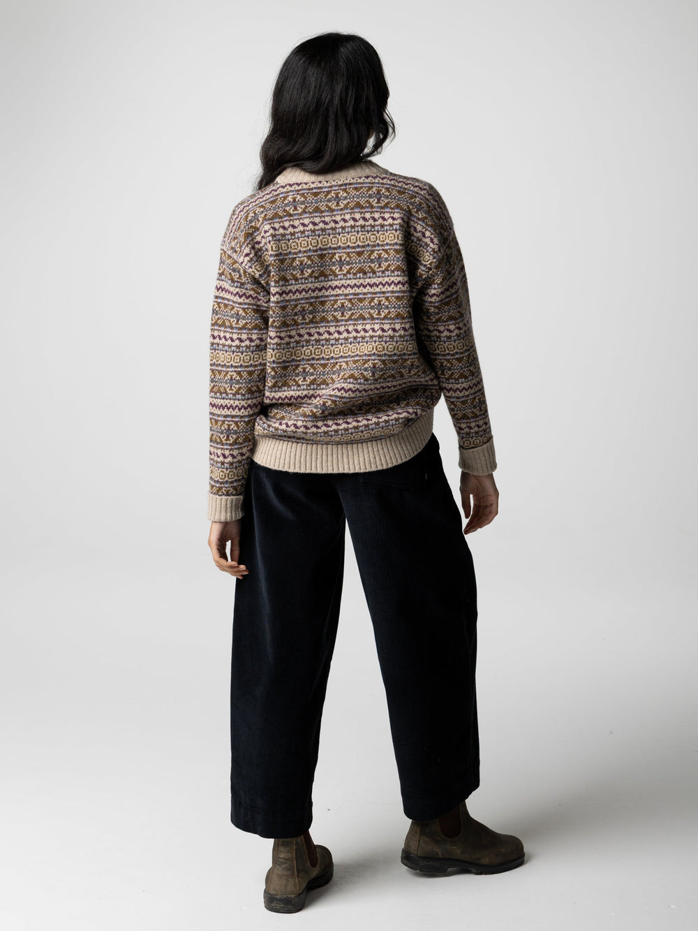 Wool Shetland Fair Isle Jumper