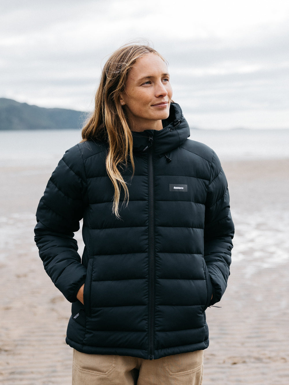 Recycled Insulated Jacket in Black - Nebulas
