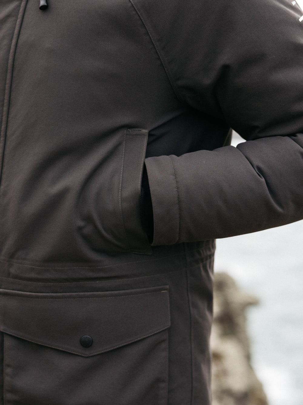 Parka Jacket in Raven - Vellus - Finisterre