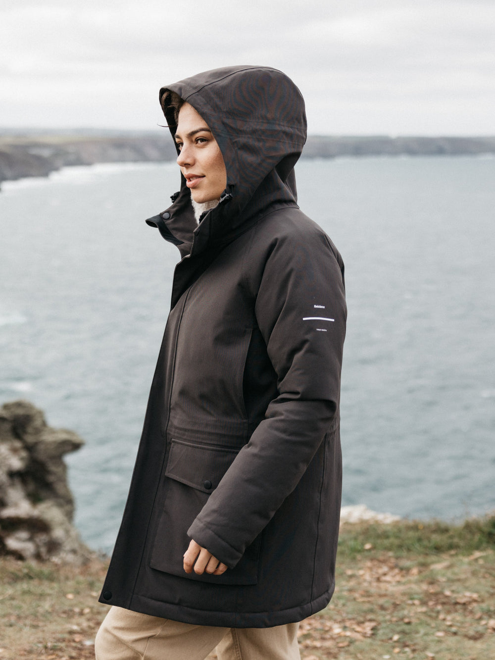 Parka Jacket in Raven - Vellus